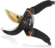 CUBETA Professional Bypass Pruning Shears, Garden Manual Pruning Shears, Stainless Steel Gardening Scissors, SK5 Steel Blades, Perfect for Cutting Fruit Trees, Indoor Plants