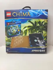 New Lego Legends Of Chima Playing Cards & Speedorz Storage Box / Carrying Case