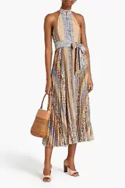 Zimmermann Sunray Picnic Patchwork Effect Midi Dress Size 3/AU 12-14/US 8-10 NWT