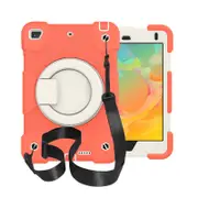Nevenka iPad Case For iPad Mini 4/5 with 360 Swivel Stand-Coral Orange