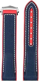 [UMCNVV] Silicone Nylon Watchband For Omega Seamaster 300 Speedmaster 8900 Planet Ocean 20mm 22mm 21mm Watch Strap Tools