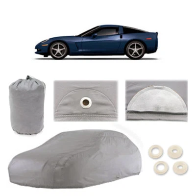Chevy Corvette 6 Layer Car Cover Outdoor Water Proof Rain Snow Sun Dust 6th Gen