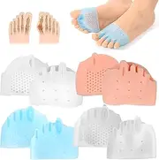 Zivyes 4 Pairs Hyggear Silicone Toe Separators for Women and Men Toes Spreaders Correct Spacers for Big Toe Bunion (4 pairs mix)