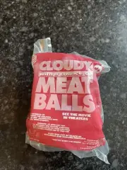 Burger King Cloudy With The Chance Of Meat Balls Toys Out Of Sighter Toilet MIP