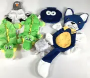 Mixed Lot 6 Dog Toys ED Ellen Degeneres Outbound Hound Unbranded Crinkle Squeak