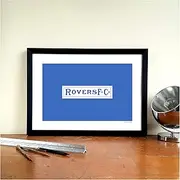 Blackburn Rovers Football Gift Graphic Design Art Print - Ewood Park "Rovers FC" Ground Designs