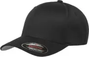 Flexfit Men's Athletic Baseball Fitted Cap XX-Large, Black
