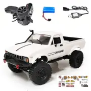 C241 RC Car Crawler 4WD OffRoad Truck Bright Headlight DIY Remote Control Childr