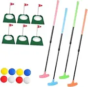 Ｓｉｍｈｏａ Retractable Golf Putter Adjustable Golf Club Right and Left Hand Two Sided Adults Golf Club Two Way Golf Putter for Indoor