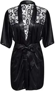 [KSDFIUHAG] Women's Exotic Chemises & Negligees Sexy Nightgown Lingerie Fashion Patchwork Night Dress Muply Women Sheer Scalloped Satin Nightwear Slip Sleepwear Chemises