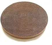 AIMALL 2in1 Cat Scratching Board - Round Car Scratcher Pad, Lounge Bed Bowl Pet Sofa House, Durable PVC with Replaceable Scratching Pad, Ideal for Sleeping & Playing