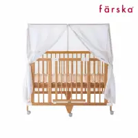 在飛比找momo購物網優惠-【Farska】童趣森林5合1嬰兒旗艦大床+木棉花小房子蚊帳