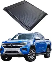 ALCYBD Factory Price Retractable Truck Bed Cover Pickup Tonneau Cover Roller Lid Aluminum Cover Compatible for VW Amarok 2000-2025(Manual Lock)