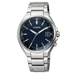 【CITIZEN 星辰】GENTS系列 電波對時 鈦金屬 光動能腕錶 母親節 禮物(CB1120-50L)