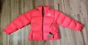 The North Face Puffer Jacket Retro 1996 Nuptse 700 Brilliant Coral Size M Sample