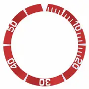 BEZEL INSERT FOR SEIKO 5 SEA URCHIN SNZ15K1,SNZF17 WATCH AUTOMATIC DIVER RED