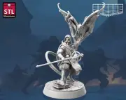 Magic IN Fighting Miniature Magician Animal Beschwörer Figure for Ttrpg's Wie D