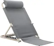 Waist Chair Nursing Chair Lazy Chair, Adjustable Back Rest,Multi-Position Back Rest Support Seat,Bed Back Rest Adjustable Angle, Mobility Disability Support Aid,Grey