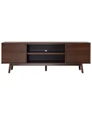 Hewson Modern 2-Door Solid Wood TV Stand