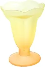 NAMOARLY Frosted Glass Dessert Cup Vintage Gradient Ice Cream Cup for Home Parties Chic Pudding Yogurt Dish for Table Entertaining