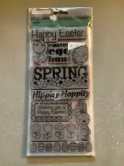 TPC Studio Rubber Cling Stamps EASTER NEW