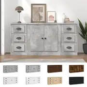 Highboards 3 pcs Cupboard Sideboard Storage Cabinet Engineered Wood vidaXL