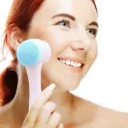 Double-Sided Silicone Face Cleansing Brush Facial Cleanser Blackhead Removal.