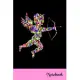 Notebook & Journal - Special Edition - Valentine’’s day - Colorful Cupid Angel - Black and Pink: 2020 Edition - 110 Pages - Large 6
