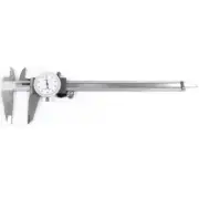 0 - 8" Dial Caliper - White Face