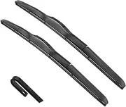 Wiper Blades Set Compatible with Nissan Note MK1 E11 2006-2013 Front Windshield Windscreen Rear Window 24"18"12" Brushes Washer 2010 2005 (Color : Front, Size : RHD)