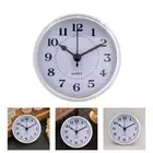 Enhance Your Clock 90MM Quartz Clock Insert with Arabic Numerals Silver