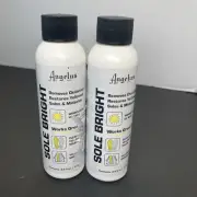 Angelus Sole Bright 3.9oz lot of 2 removes oxidation restores yellowed soles