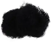 DRESSOOS Real Human Hair Bulk Extensions for Dreadlocks Afro Hairpiece for Women and Men for Wig Repair and DIY Hair Accessories Natural Look for Stylish Braids