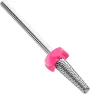 WRITWAA Grinding Head Nail Drill Bits Cuticle Drill Bits for Nails Nail Drill Professional Bits Cuticle Nail Bit Nail Bits Nail Drill Tips Nail Drill Bits Professional Tungsten Steel Pink