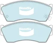 Bendix General CT Front Brake Pad Set for Holden Barina MF, MH 1.3L G13BA Petrol