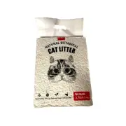 Pea Fiber Clumping Cat Litter Unscented Dust Free Toilet Disposable 5.5 Lbs