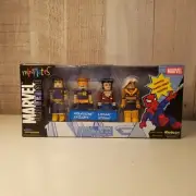 Marvel Universe Minimates 4 Pack with Secret Figure Wolverine Cyclops Logan