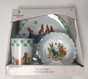 ~ Peter Rabbit Melamine Set ~ Bunnies Plate ~ Bowl ~ Cup ~Flopsy ~Mopsy ~Topsy ~