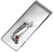 Sterling Silver Cricket Stump & Ball Moneyclip