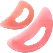 SAFIGLE 2Pcs Guasha Massage Tool Portable Body Scraping Massager for Neck Shoulders Back Beeswax Design for Relaxation for Unisex Use
