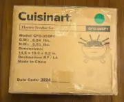 Cuisinart Fondue Pot, 3 Quart, 4 Chocolate, Cheese, Broth, Oil, Stainless Steel