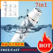 7in1 Hair Removal,Multi functional Women Body Face Epilator Waterproof CC