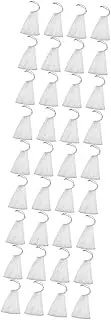 Beatifufu 120 Pcs Soap Soap Net Facial Face Scrubbers Foam Net Foam Face Wash Cosmetic Pouch Drawstring Soap Facial Foaming Net Drawstring Soap Pouch Nylon