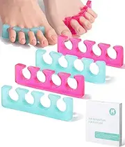 DR. JK- ToePal Gel Toe Separator, 2 Pairs, Toe Spacers,