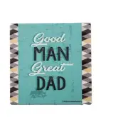 Thirstystone Good Man Great Dad Coaster, Tabletops Surfaces Safe