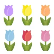 Mother Lovely Flowers Centerpieces Multiple Color Tulips Centerpieces