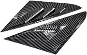 Pexorin Car Rear Louver Trim Sticker, for Hyundai, Sonata 9th 2015-2019 Window Side Shutter Cover Carbon Fiber Vent Scoop Blind Shades Car Louver Trim Cover
