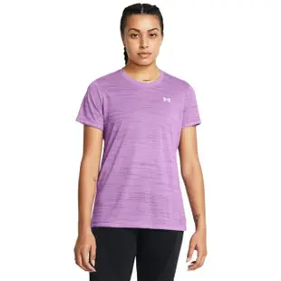 【UNDER ARMOUR】UA 女 Tech Tiger 短袖T-Shirt_1384222-560(王牌紫)