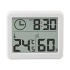 Precise Measurement LCD Thermometer Hygrometer Humidity Meter Time Display