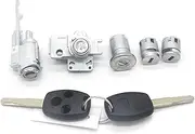 5PCS Set Ignition Switch Door Lock Barrel, for, for Accord, 2008-2012 4-Doors Models 06351-TE0-A11 72185-TA0-A01 06351-TA0-A01 car Door Lock